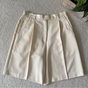 Vintage High Waisted Pleated Shorts Karen Kane Golf